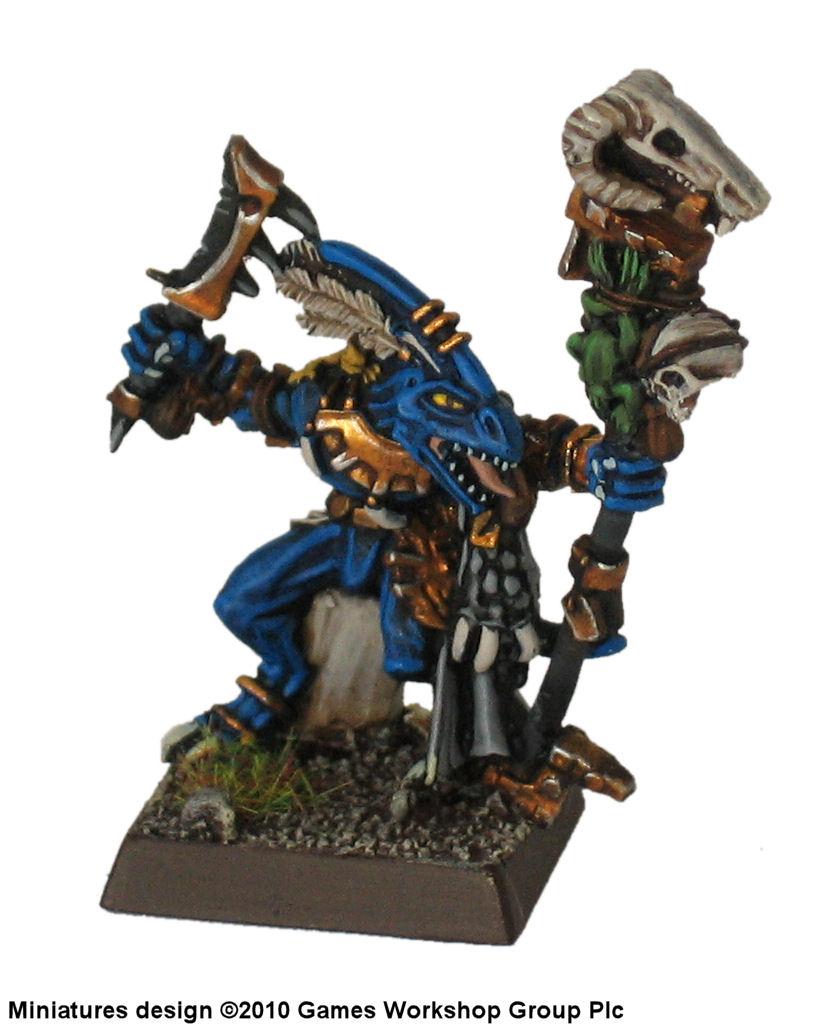 Lizardmen Mage Omega Priest Skinks Warhammer Fantasy Skink